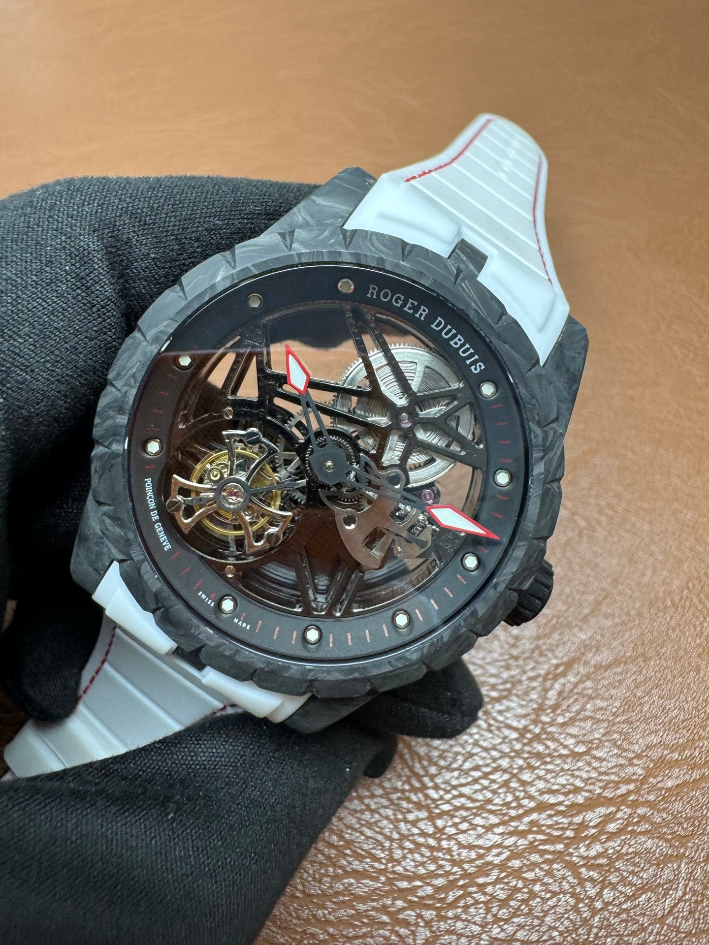 Roger Dubuis Excalibur Skeleton Forged Carbon Tourbillon