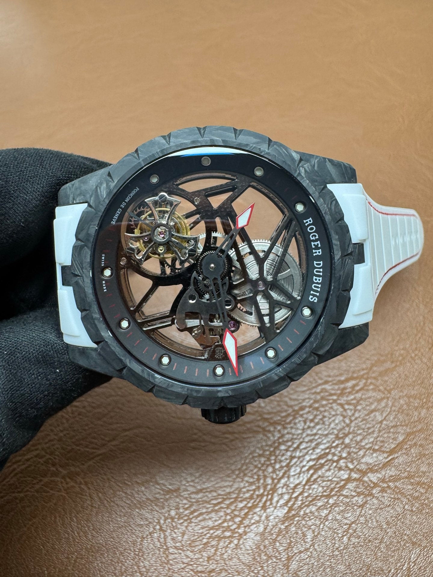 Roger Dubuis Excalibur Skeleton Forged Carbon Tourbillon