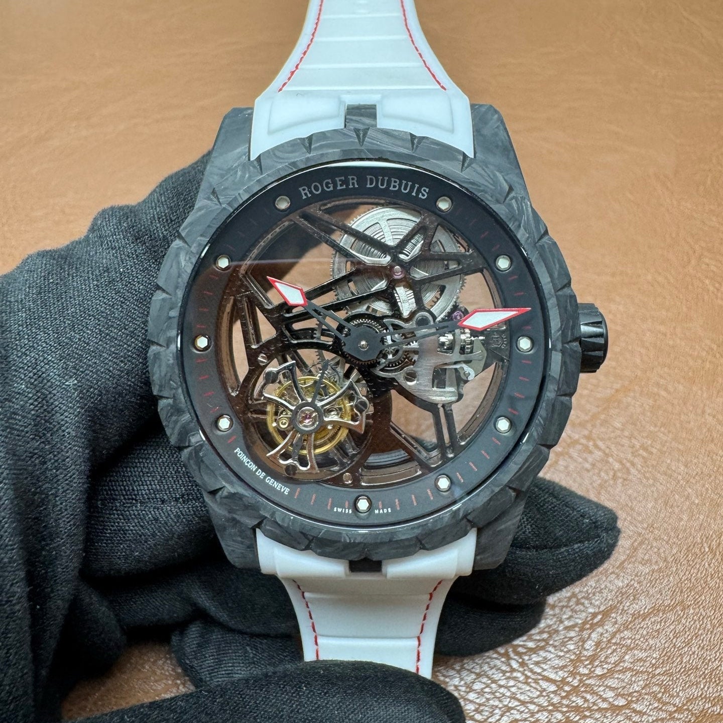 Roger Dubuis Excalibur Skeleton Forged Carbon Tourbillon