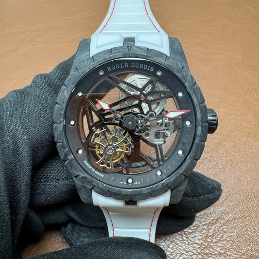 Roger Dubuis Excalibur Skeleton Forged Carbon Tourbillon