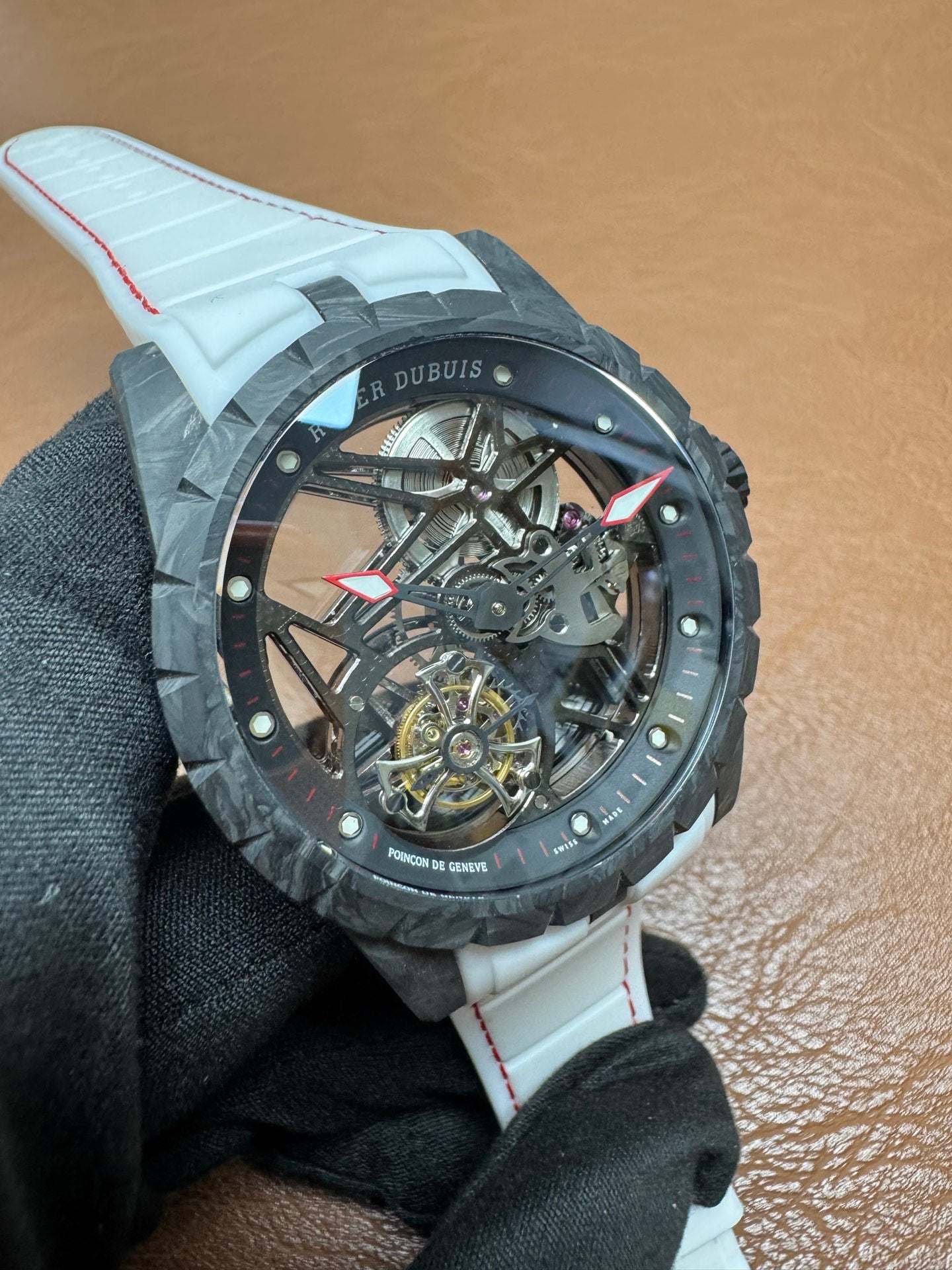 Roger Dubuis Excalibur Skeleton Forged Carbon Tourbillon