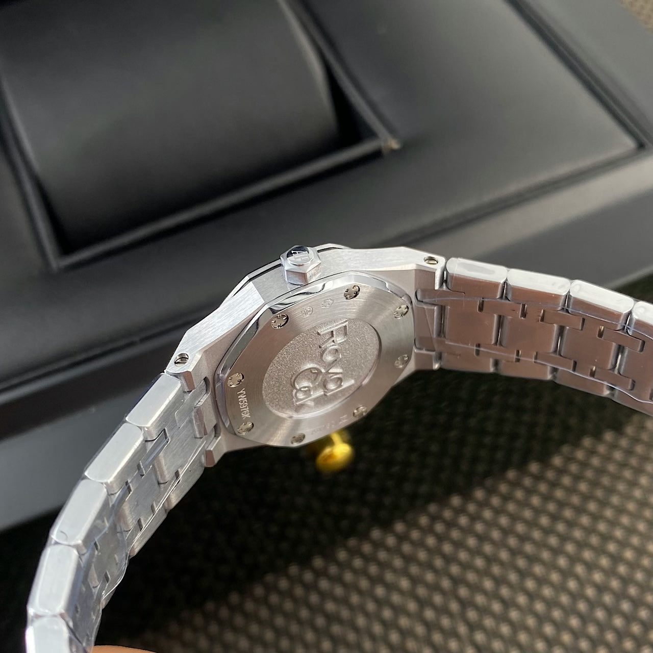 Audemars Piguet Royal Oak Mini Frosted 18K White Gold Watch