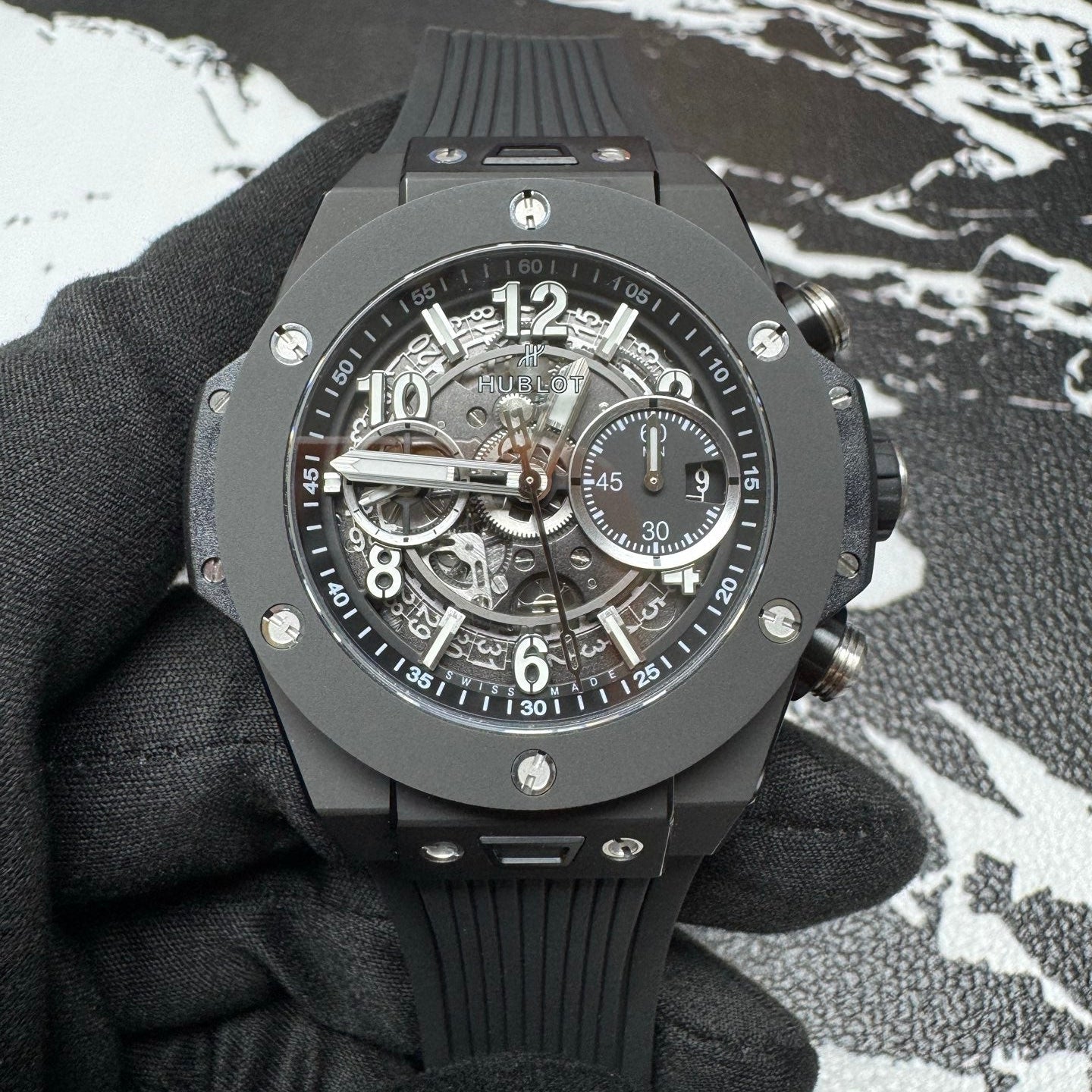 Hublot Big Bang Unico Black Magic 45mm Ceramic Watch