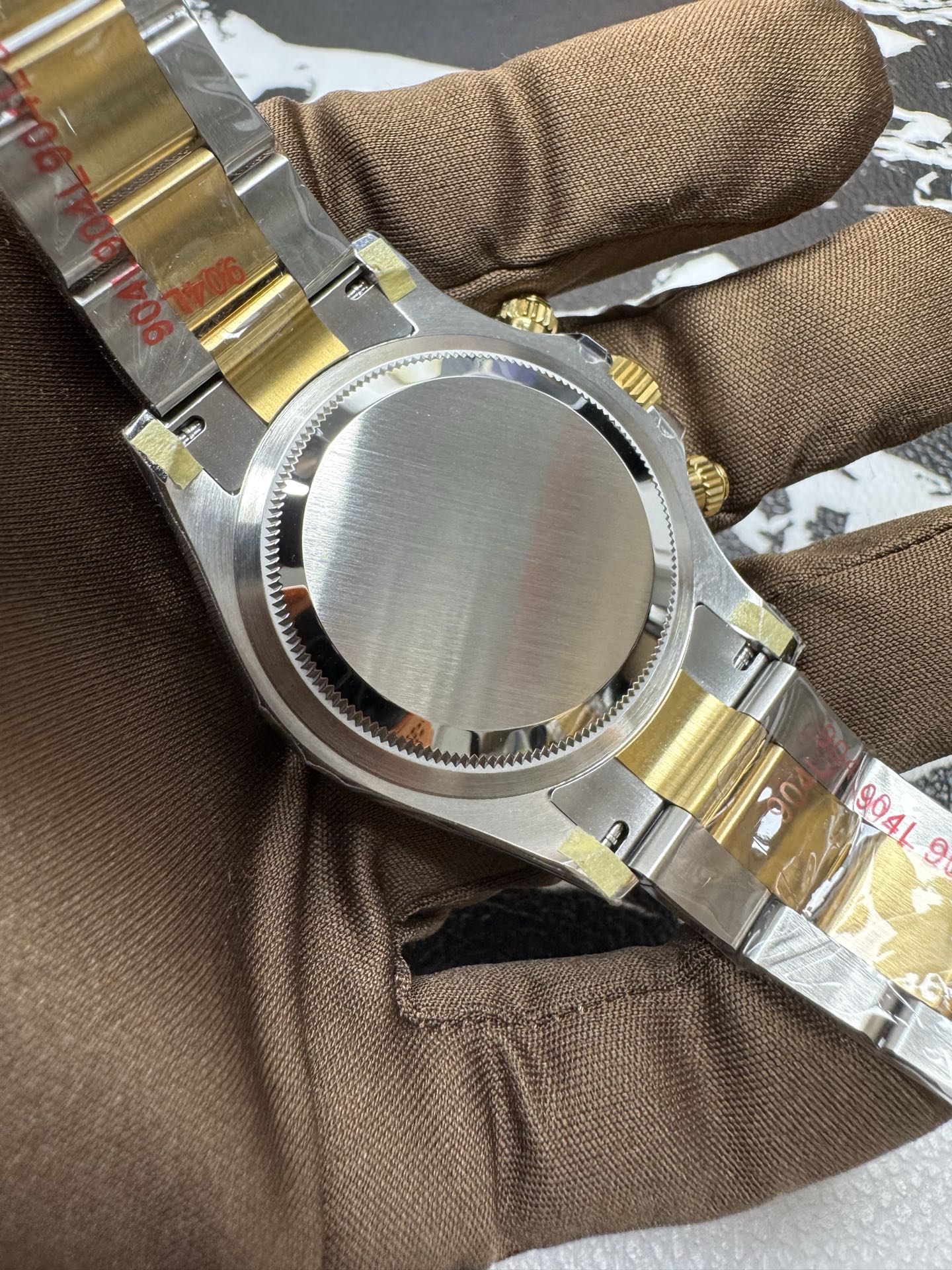 Rolex Cosmograph Daytona Two-Tone White Dial Watch