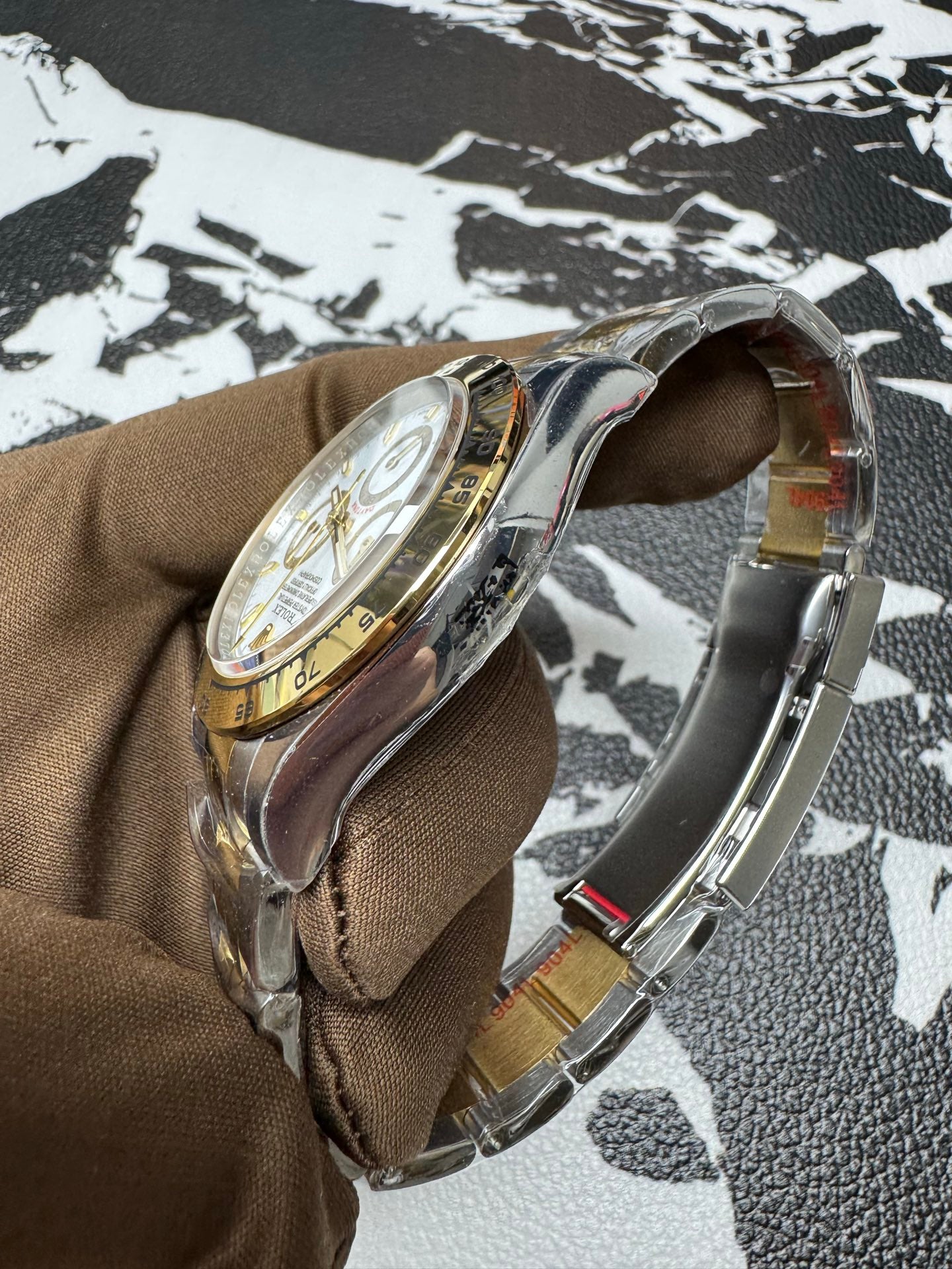 Rolex Cosmograph Daytona Two-Tone White Dial Watch