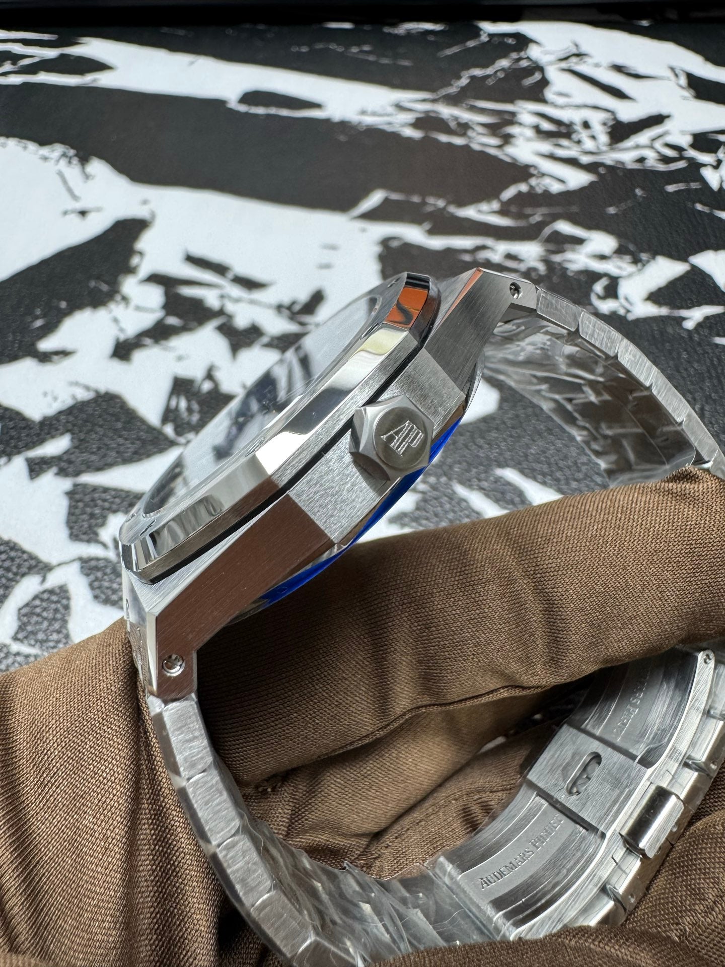 Audemars Piguet Royal Oak Blue Grande Tapisserie Dial