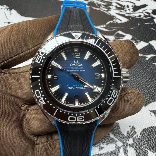 OMEGA Seamaster Planet Ocean 6000M Ultra Deep Blue Gradient Watch