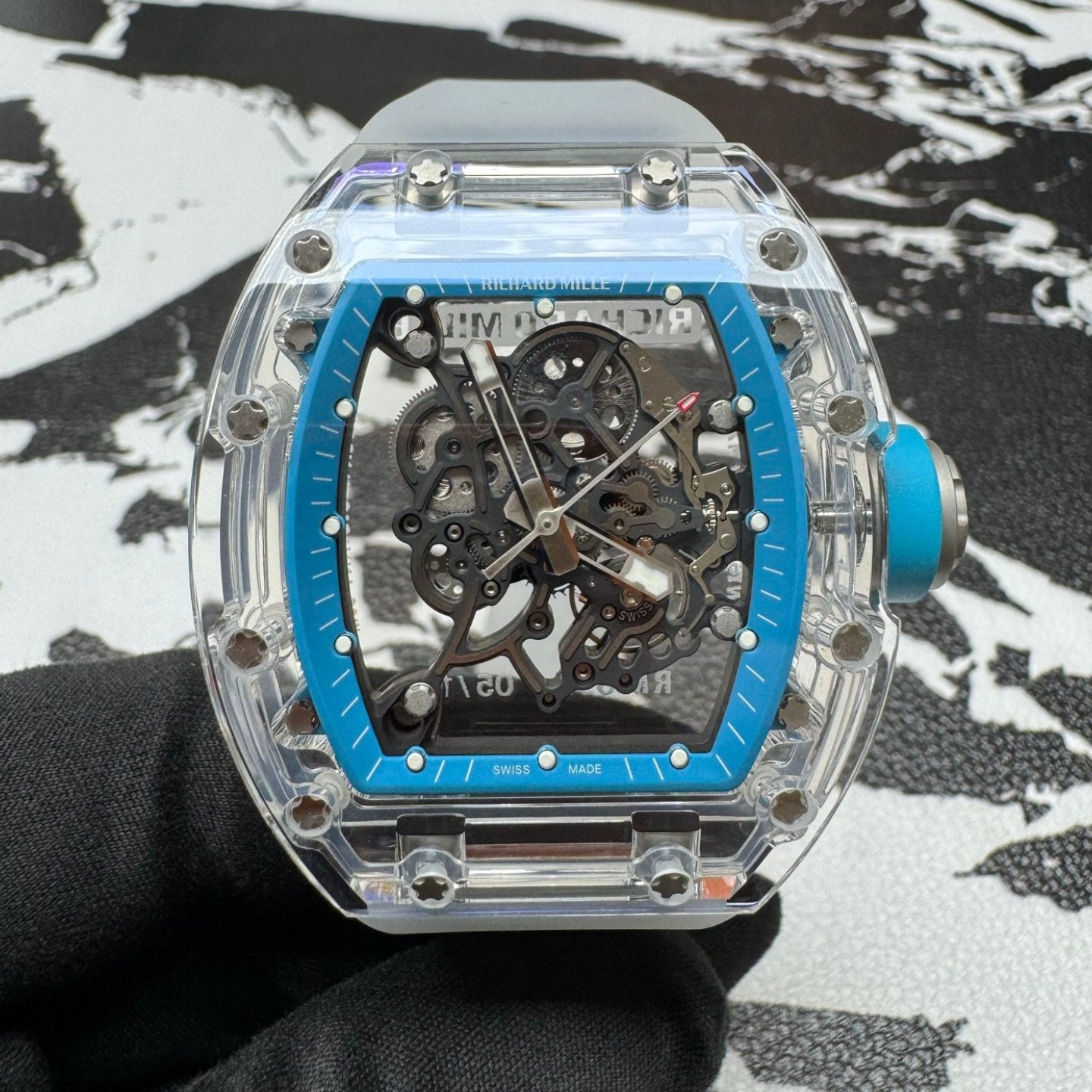 Custom Richard Mille RM 035 Rafael Nadal Sapphire Blue Edition