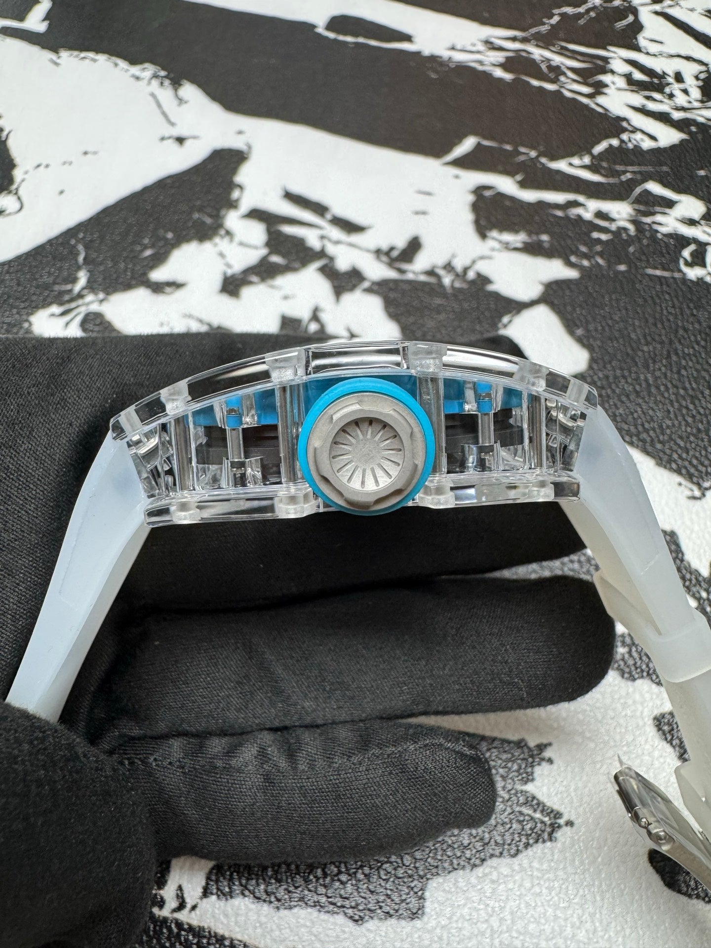 Custom Richard Mille RM 035 Rafael Nadal Sapphire Blue Edition