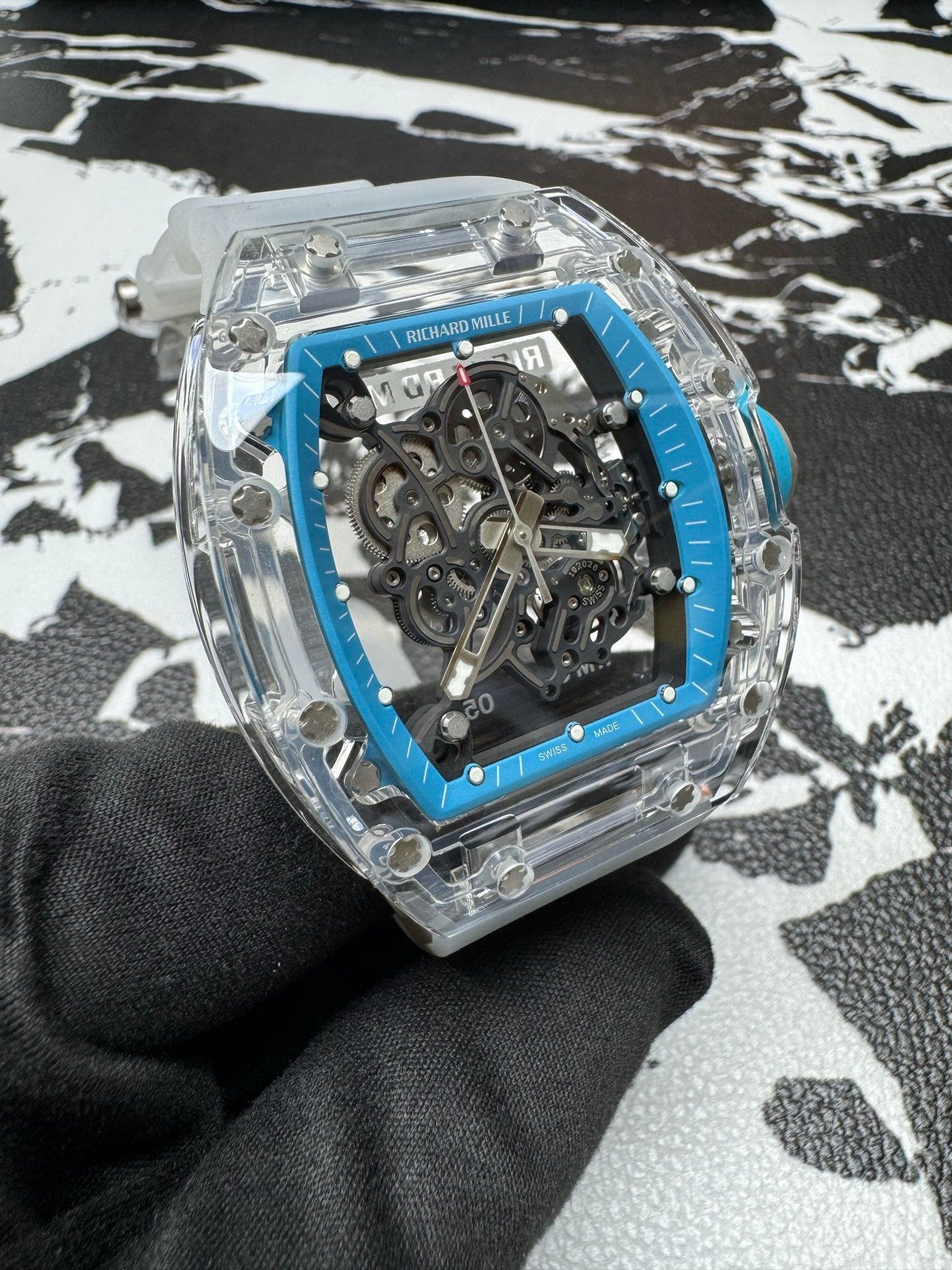 Custom Richard Mille RM 035 Rafael Nadal Sapphire Blue Edition