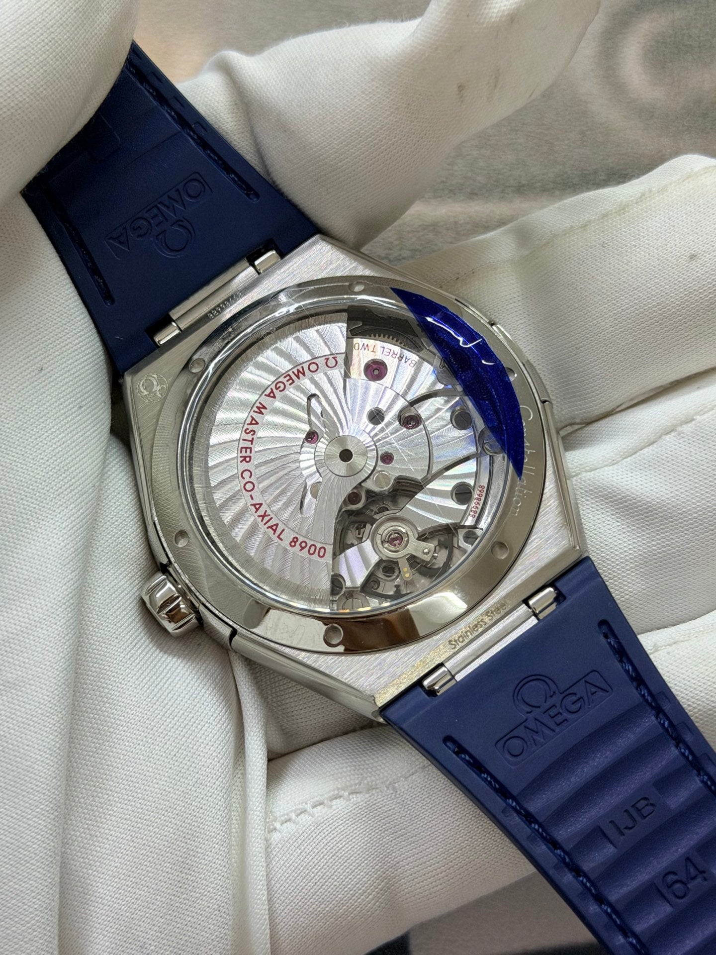 Omega Constellation 41mm Blue Dial & Ceramic Bezel Luxury Watch