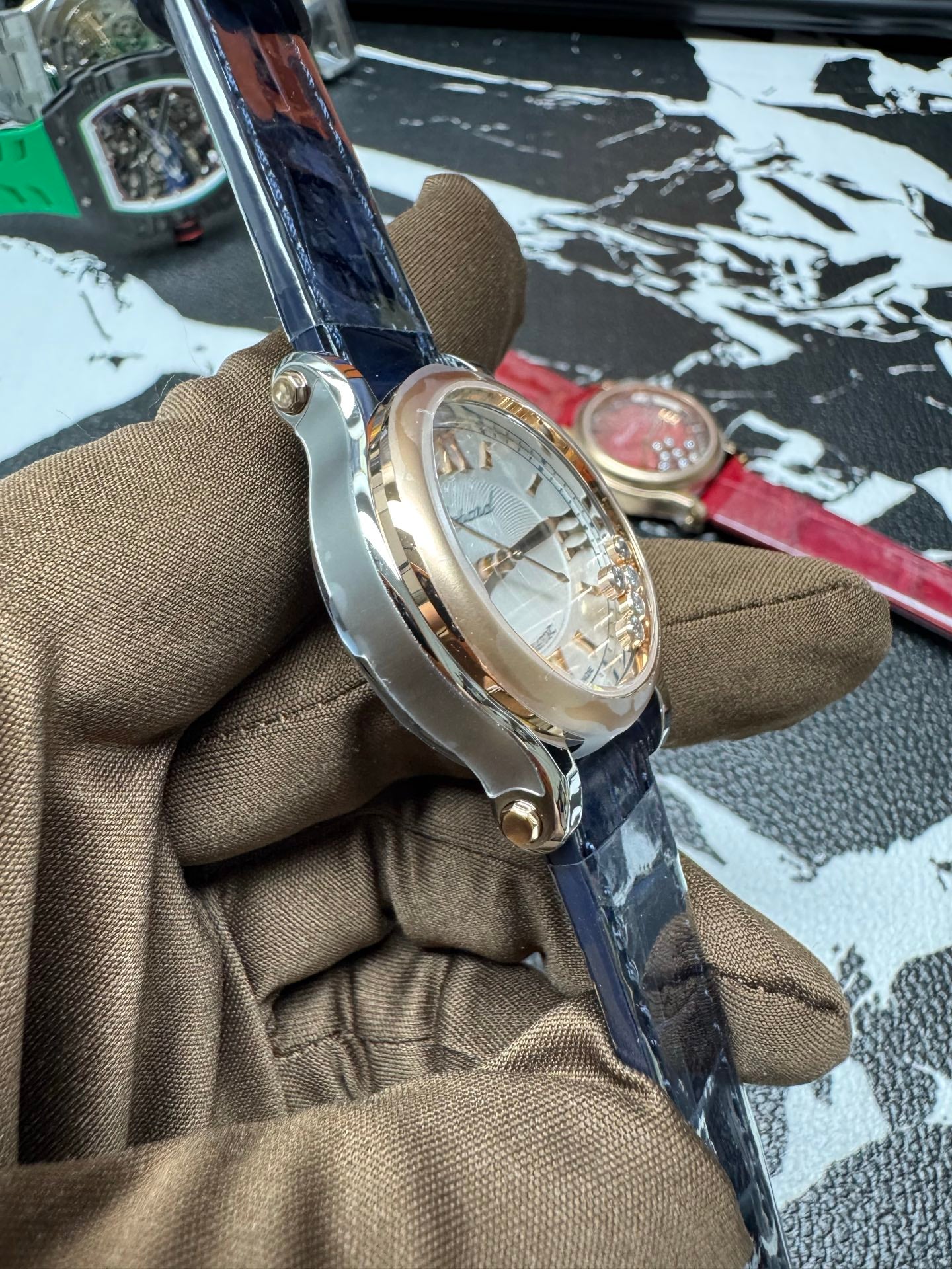 Chopard Happy Sport Watch | Luxury Timepiece with Floating Diamonds
