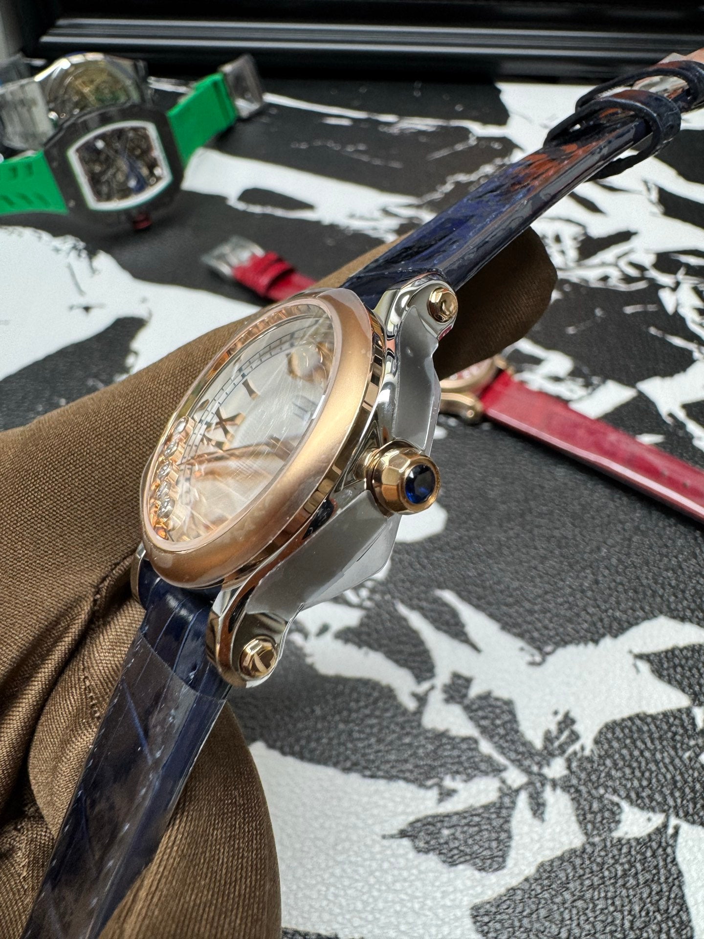 Chopard Happy Sport Watch | Luxury Timepiece with Floating Diamonds