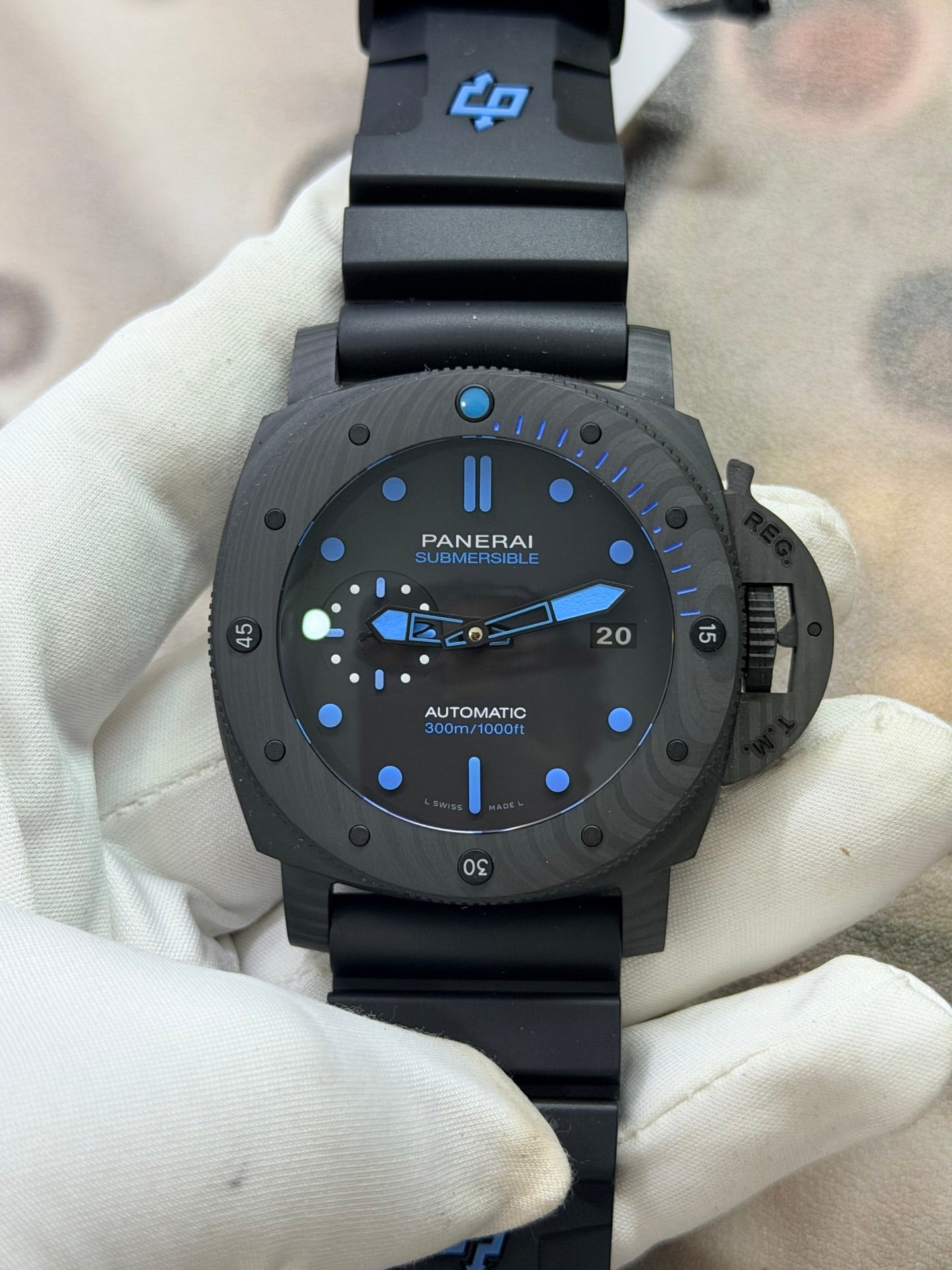 Panerai Submersible Carbotech PAM01616 Black Carbon Luxury Dive Watch