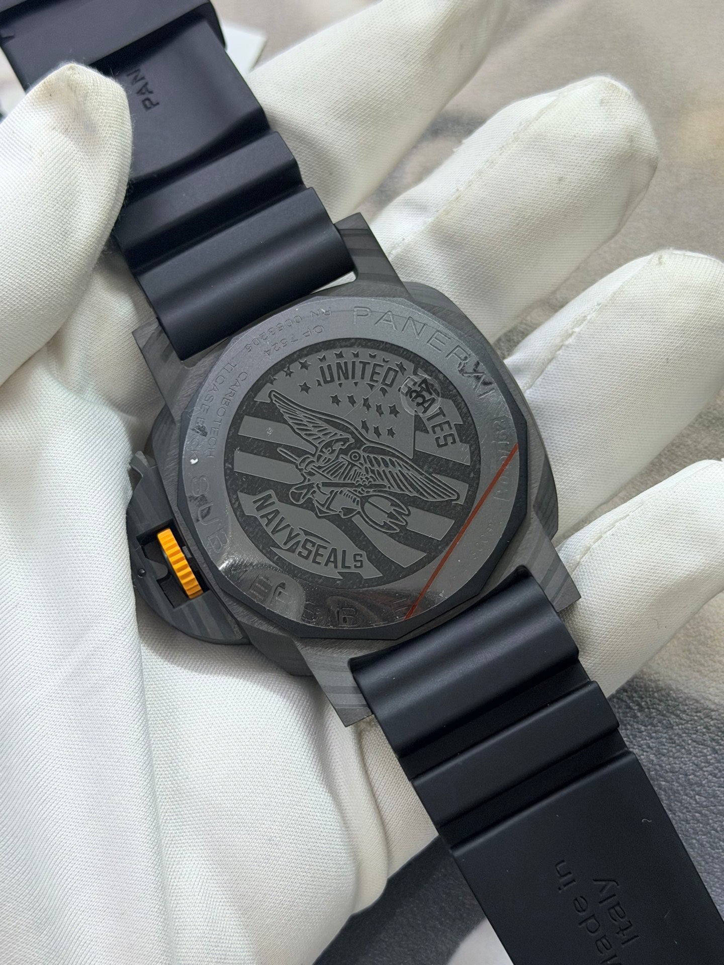 Panerai Submersible GMT Carbotech Navy SEALs PAM01324 Luxury Watch