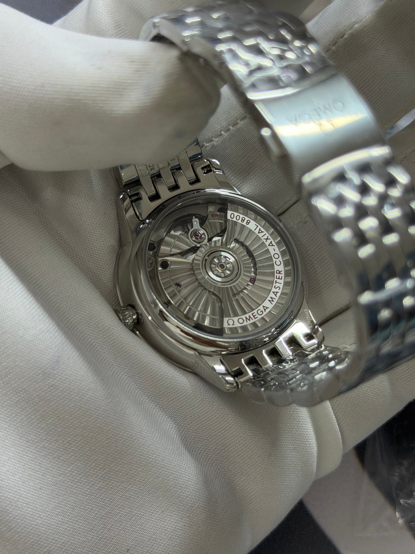 Omega De Ville Prestige Co-Axial Pine Green Dial Luxury Watch