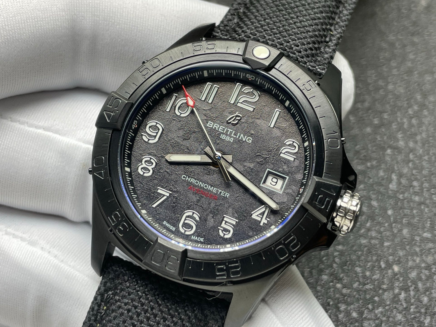Breitling Avenger Automatic 42 Night Mission Black Ceramic Luxury Watch