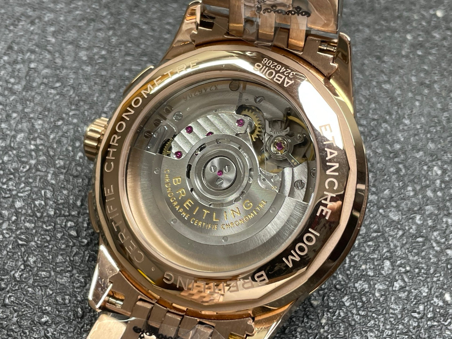 Breitling Premier B01 Chronograph 42 18k Red Gold Luxury Watch