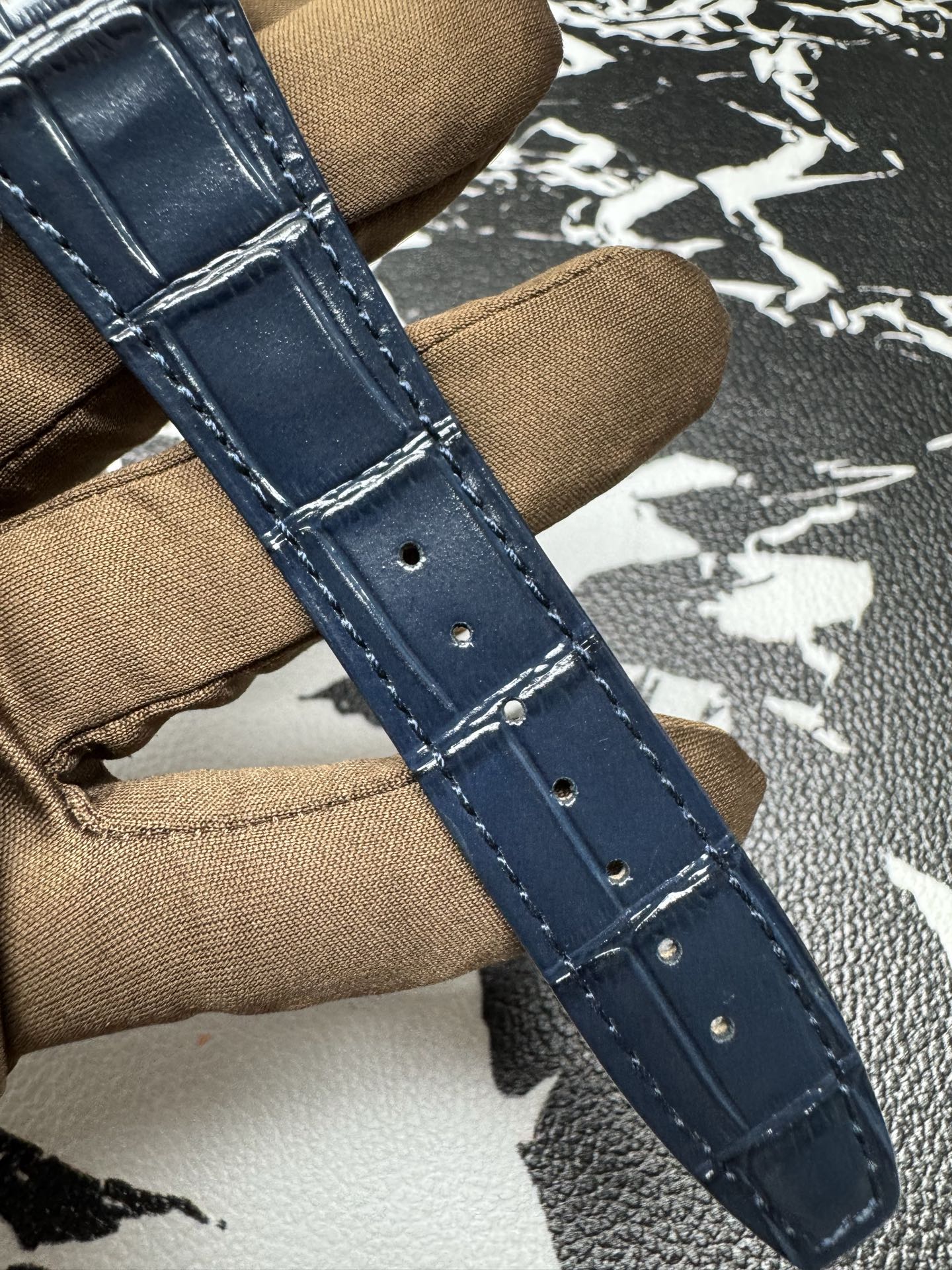 Audemars Piguet Royal Oak Chronograph Rose Gold Blue Dial Watch