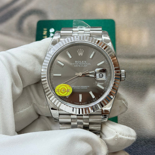 Rolex Datejust 41 Ref. 126334 Grey Dial Stainless Steel & White Gold Watch