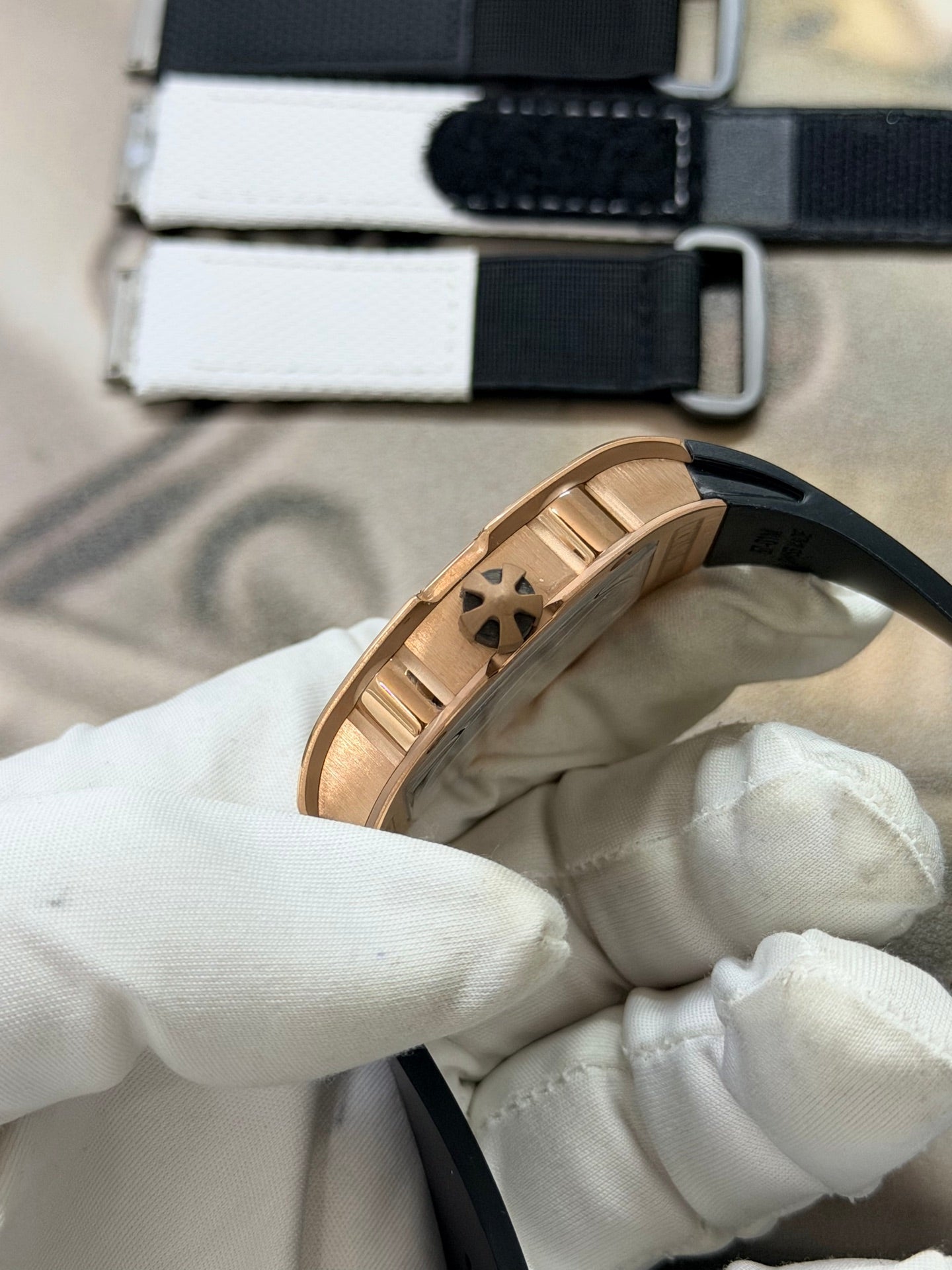 Richard Mille RM67-01 Rose Gold Diamond Skeleton Luxury Watch