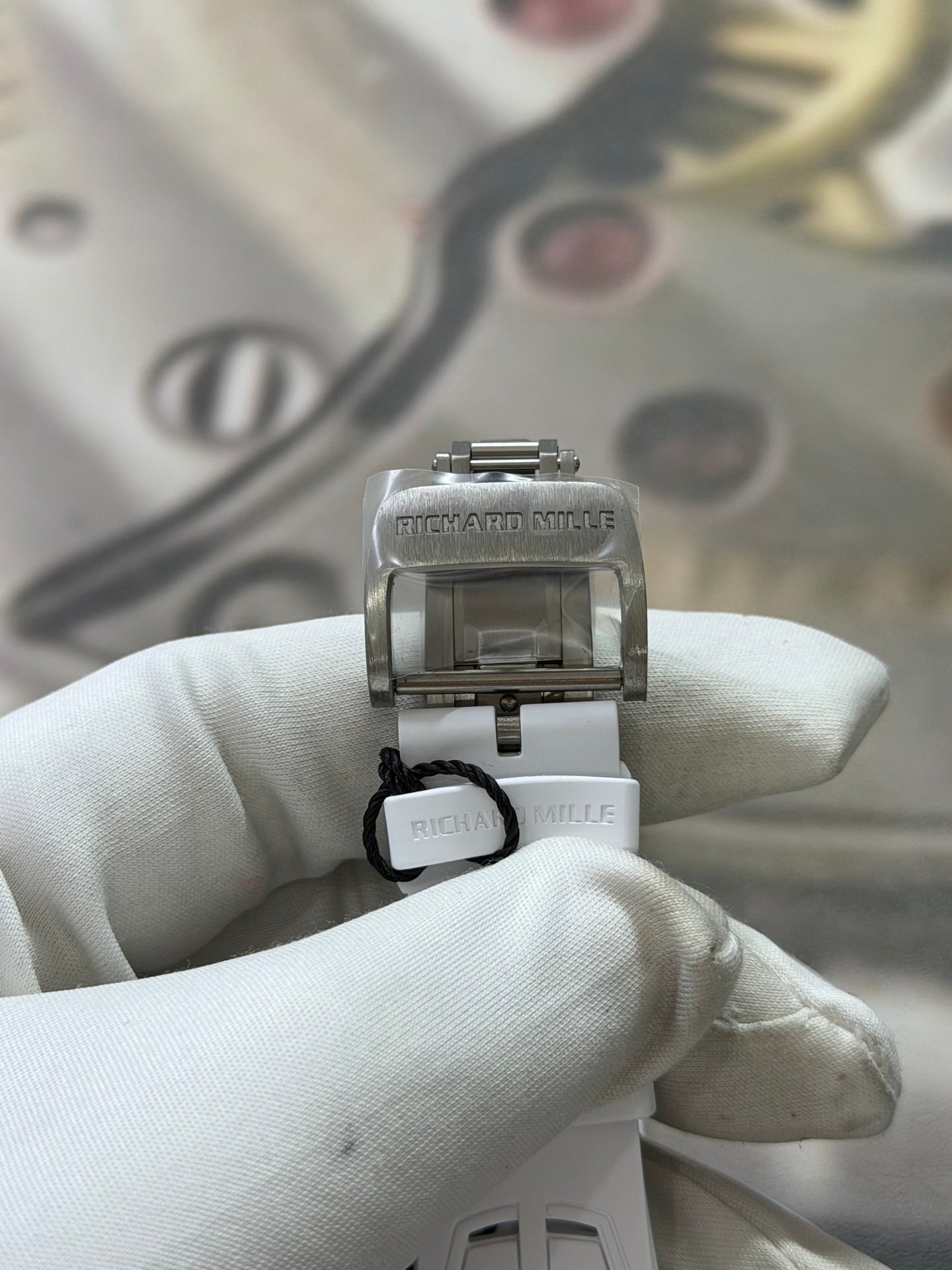 Richard Mille RM 055 Bubba Watson White Ceramic Skeleton Watch
