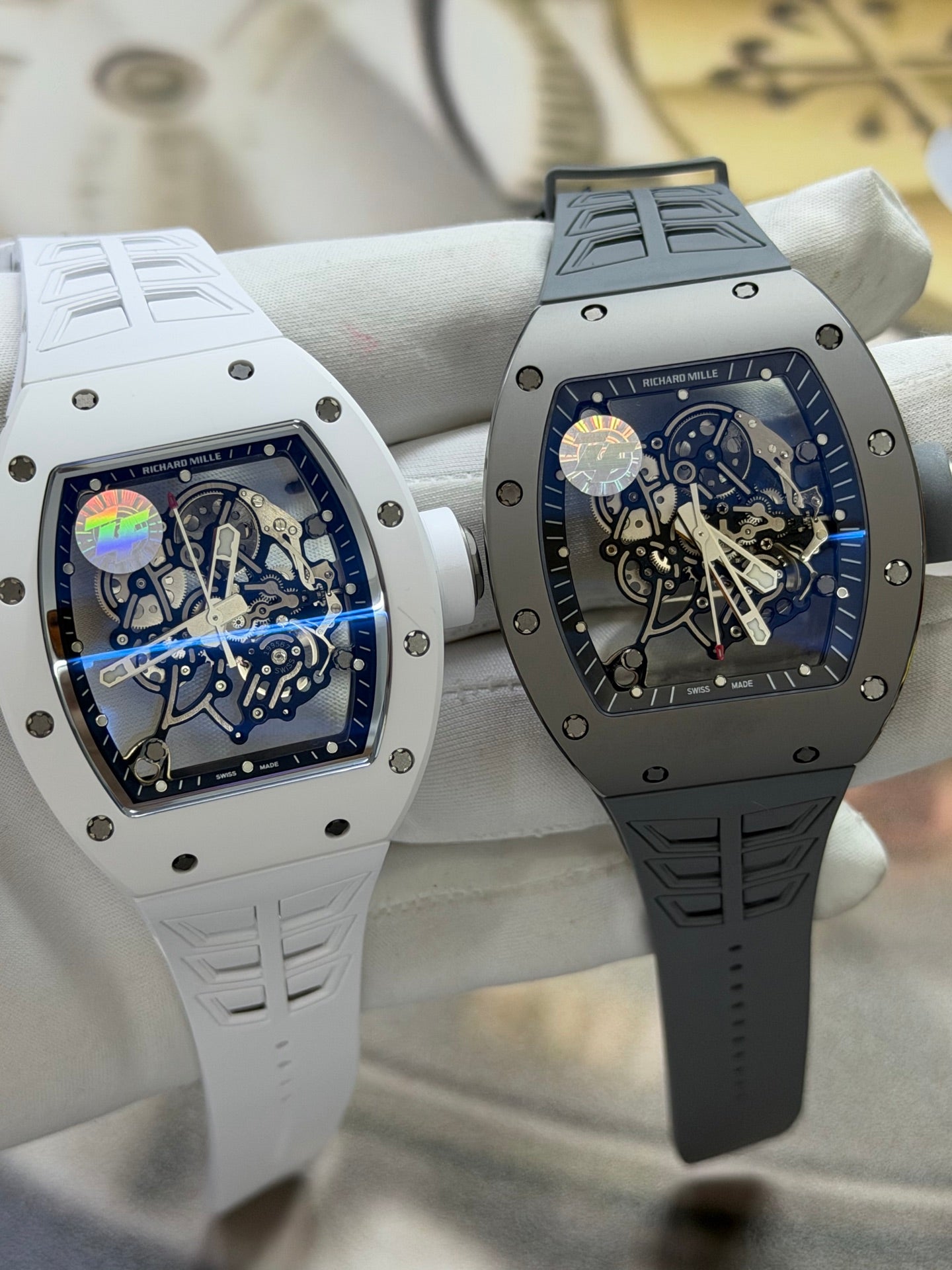 Richard Mille RM 055 Bubba Watson All Grey Skeleton Luxury Watch