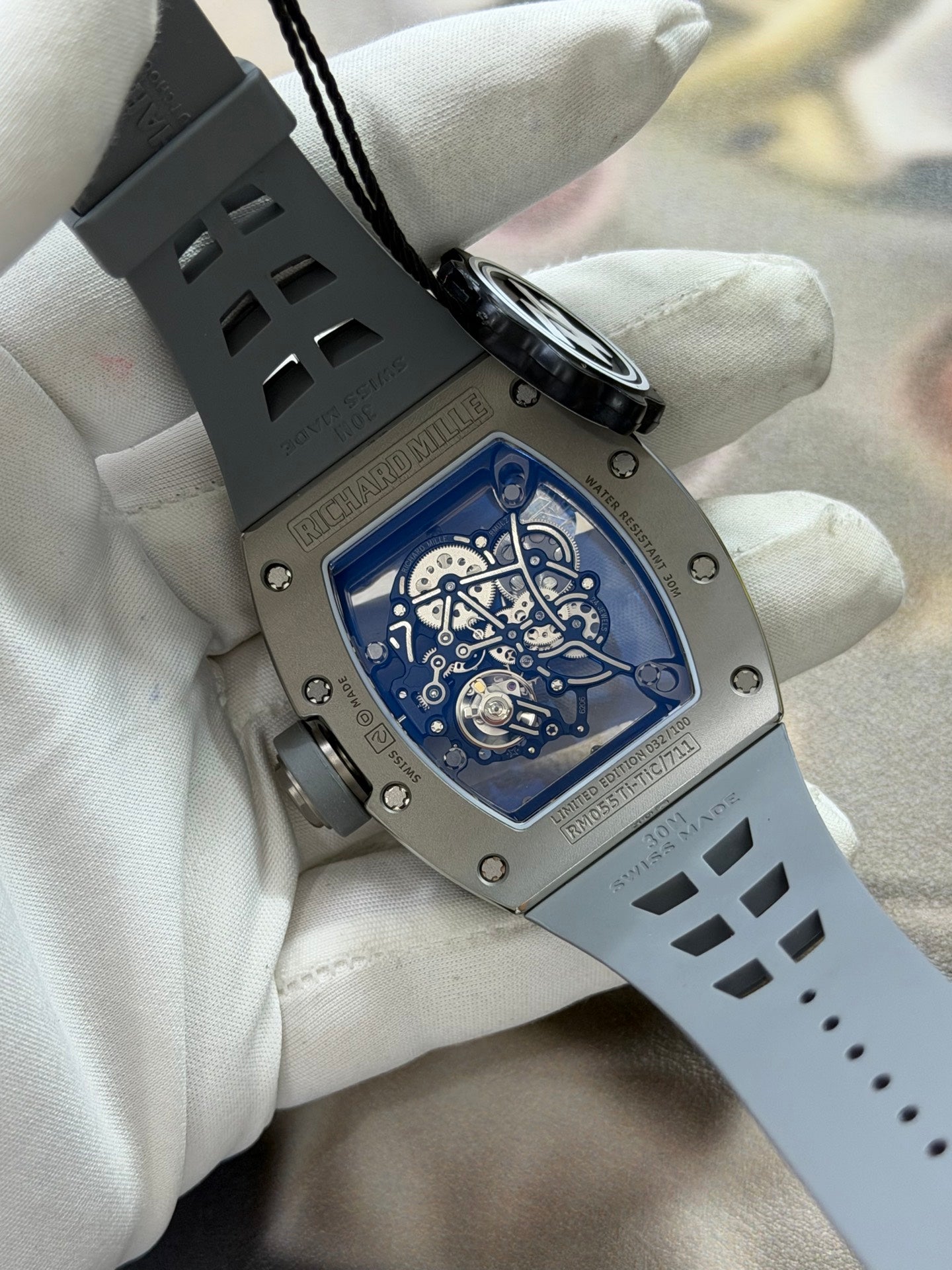 Richard Mille RM 055 Bubba Watson All Grey Skeleton Luxury Watch