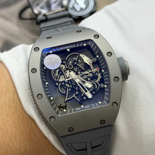 Richard Mille RM 055 Bubba Watson All Grey Skeleton Luxury Watch