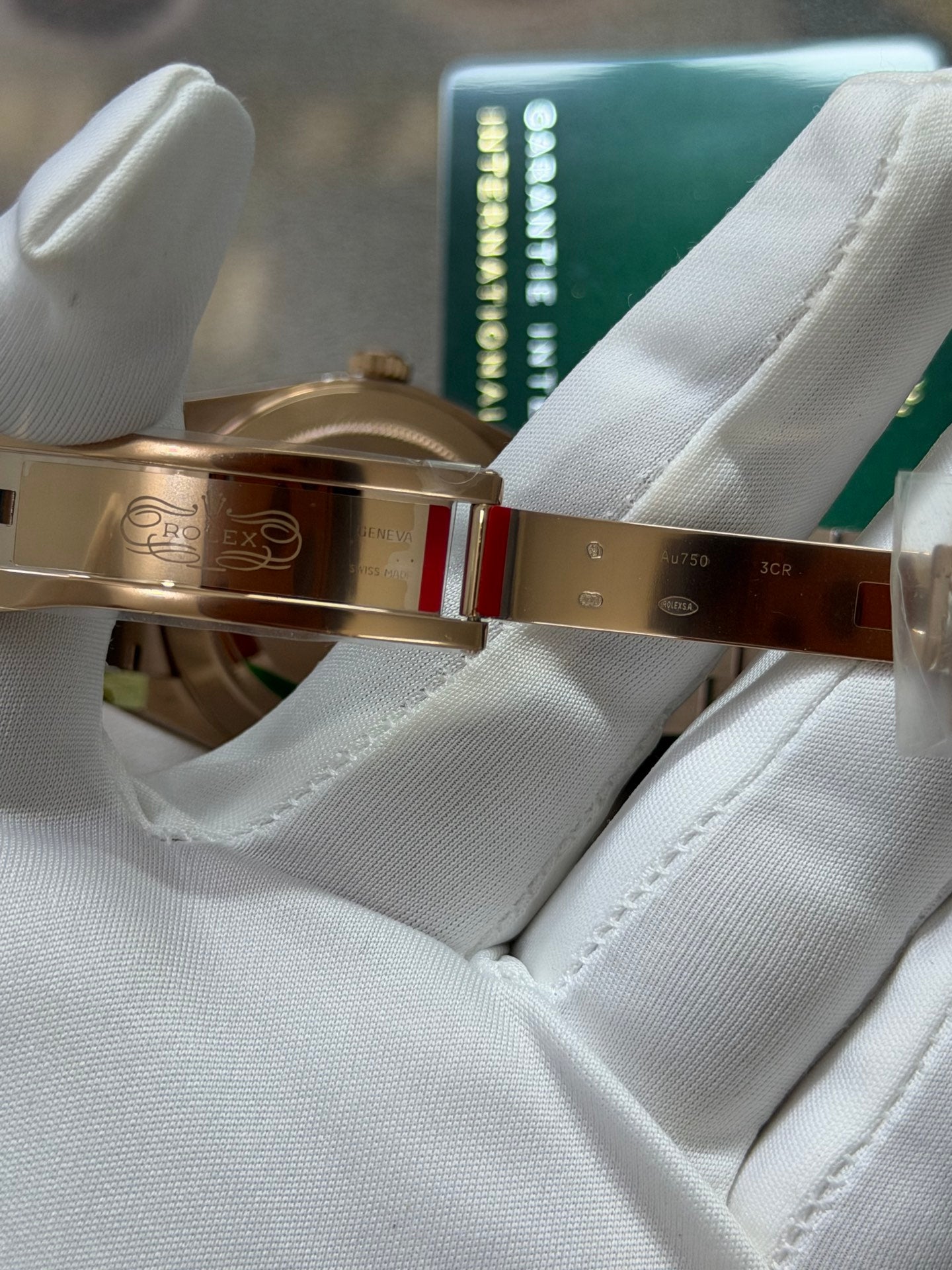 Rolex Day-Date 40 18k Everose Gold Slate Ombré Dial Luxury Watch