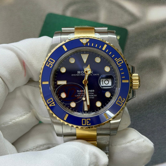 Rolex Submariner Date "Bluesy" Two-Tone Blue Dial Luxury Watch
