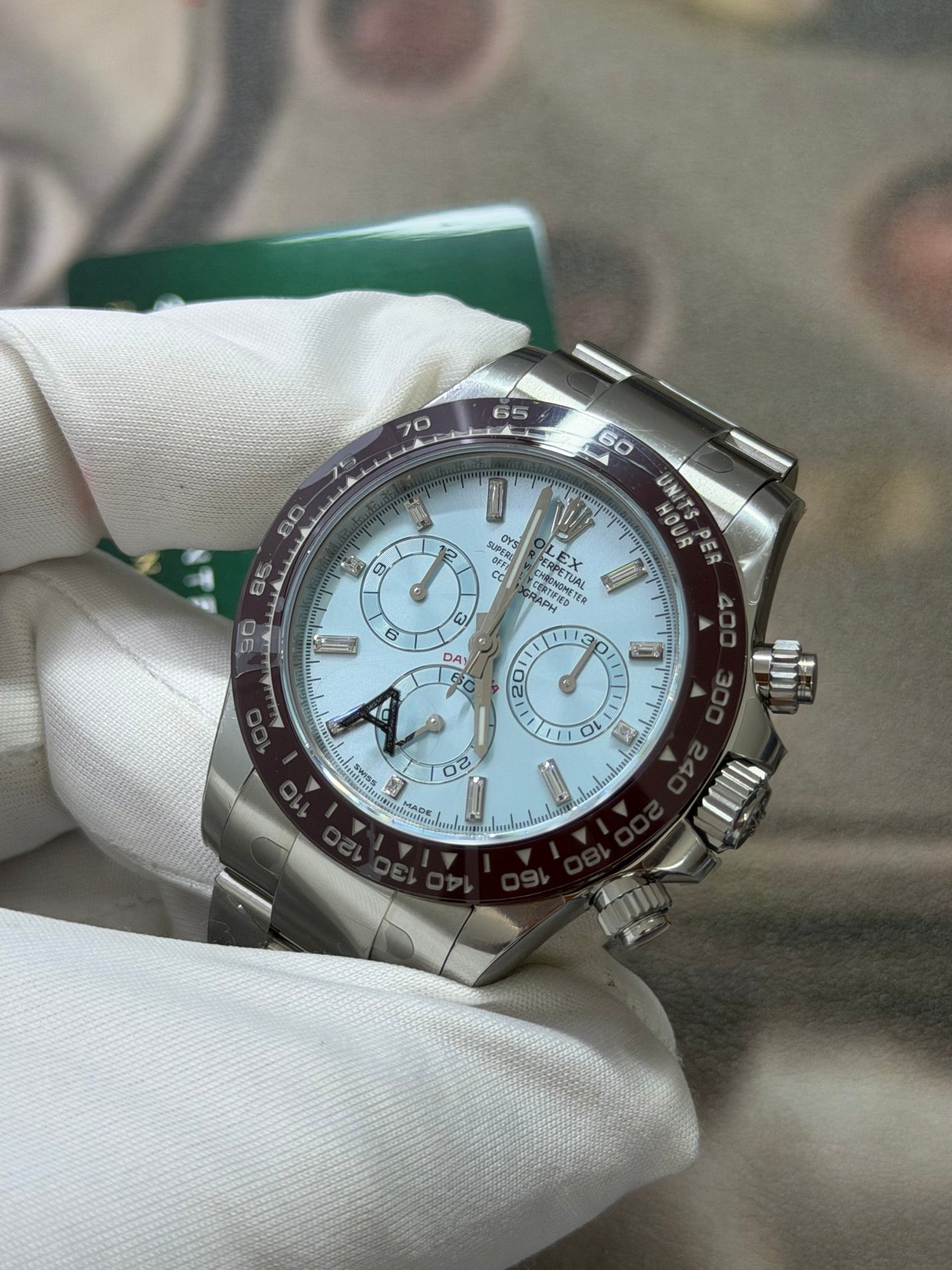 Rolex Cosmograph Daytona Ice-Blue Dial Luxury Chronograph Watch