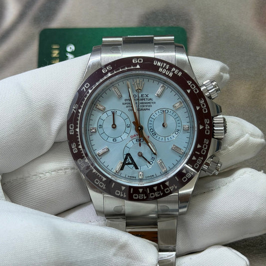 Rolex Cosmograph Daytona Ice-Blue Dial Luxury Chronograph Watch