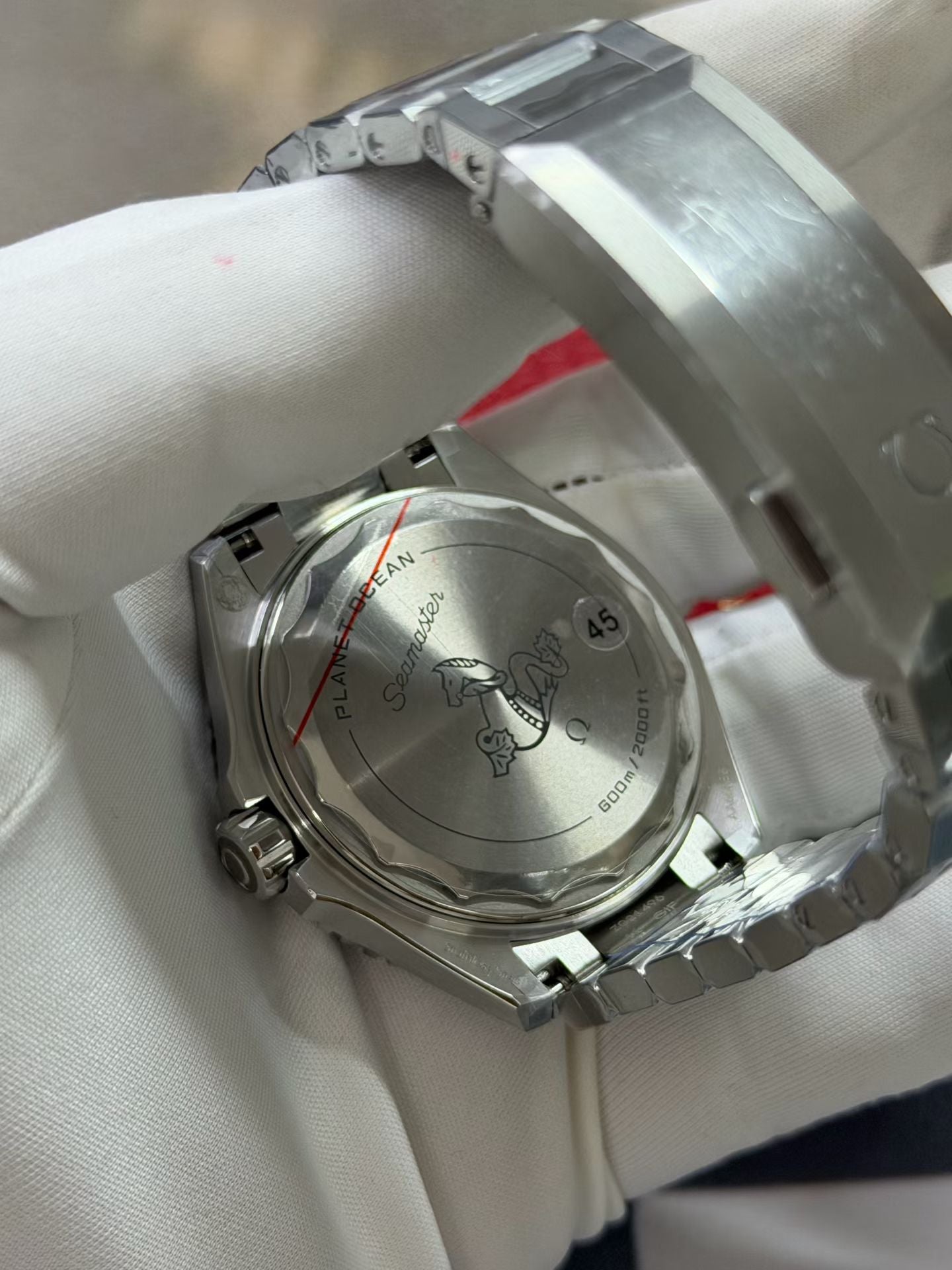 Omega Seamaster Planet Ocean 600M with Orange Ceramic Bezel
