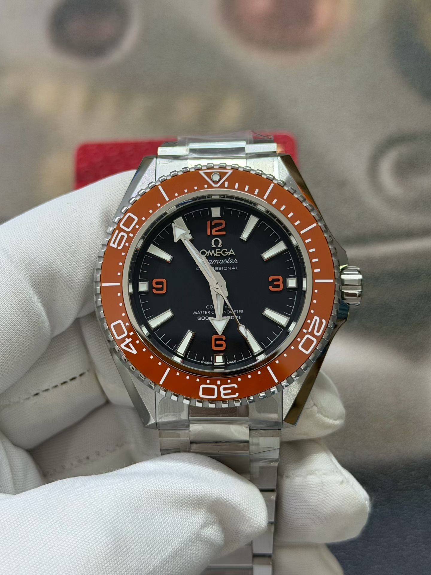 Omega Seamaster Planet Ocean 600M with Orange Ceramic Bezel