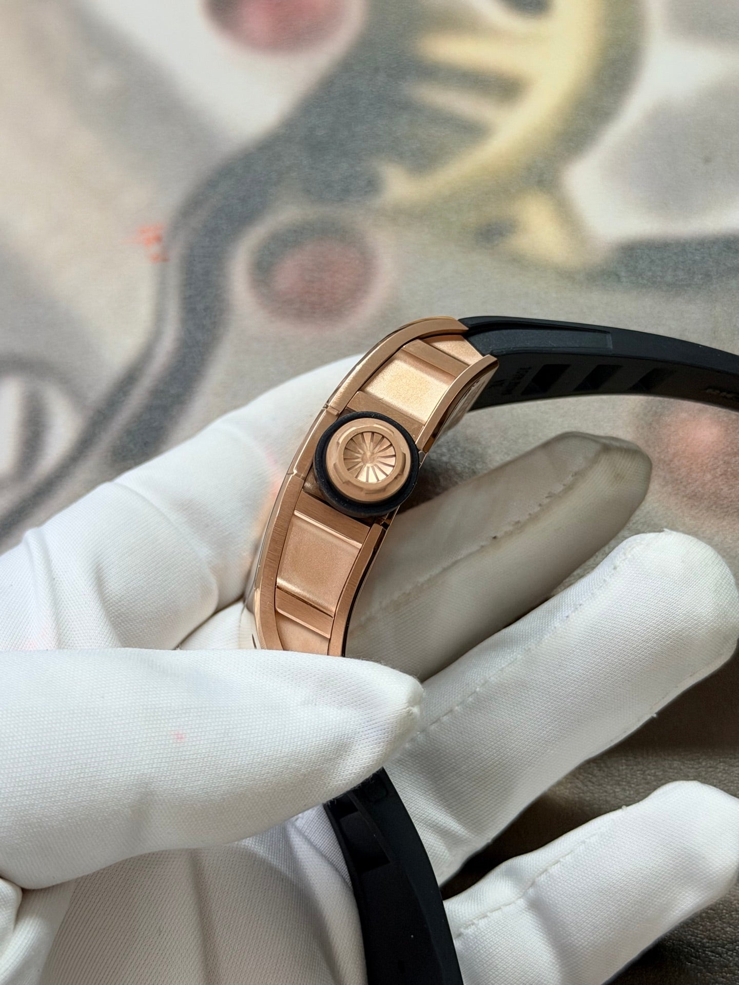 Richard Mille RM 035 Americas Rose Gold Skeleton Dial Luxury Watch