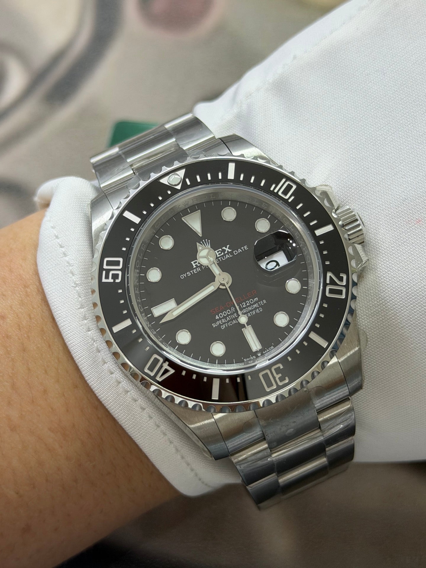 Rolex Sea-Dweller 43mm Ref. 126600 with Red Sea-Dweller Dial Text