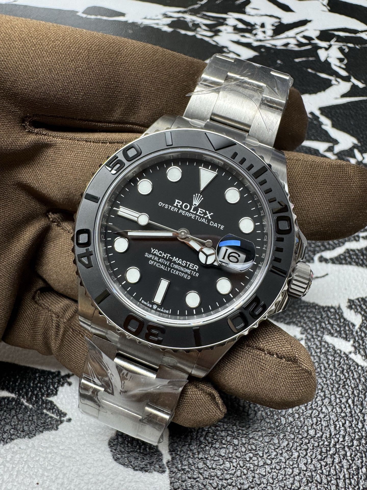 Rolex Yacht-Master 42 RLX Titanium with Black Dial & Titanium Bracelet
