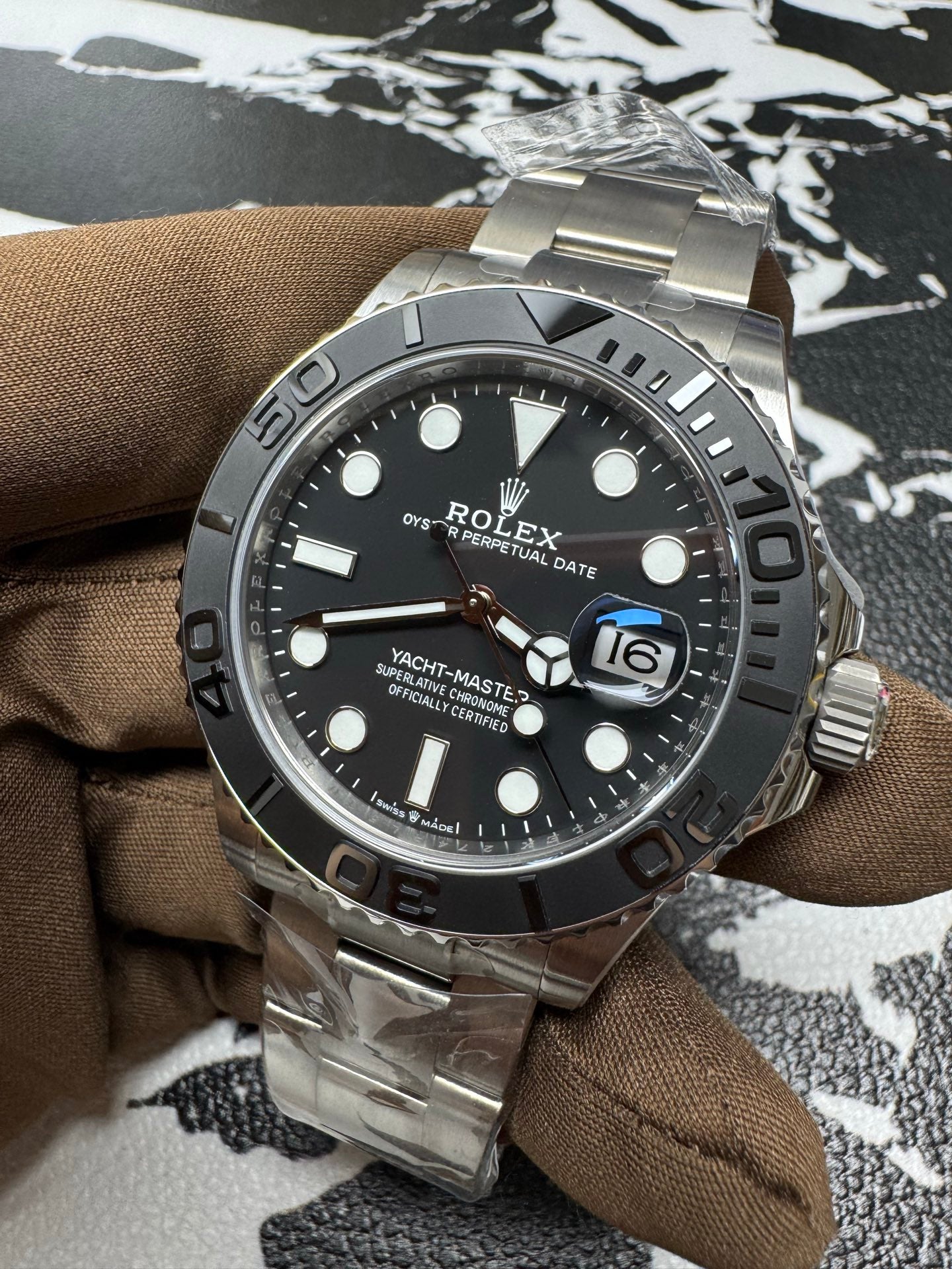 Rolex Yacht-Master 42 RLX Titanium with Black Dial & Titanium Bracelet