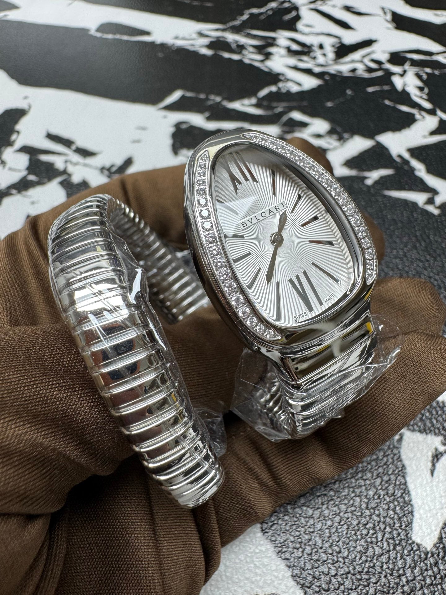 BVLGARI Serpenti Seduttori Diamond Bezel Luxury Watch