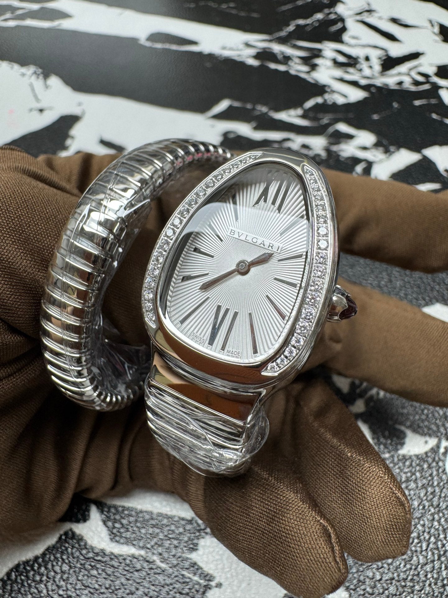 BVLGARI Serpenti Seduttori Diamond Bezel Luxury Watch