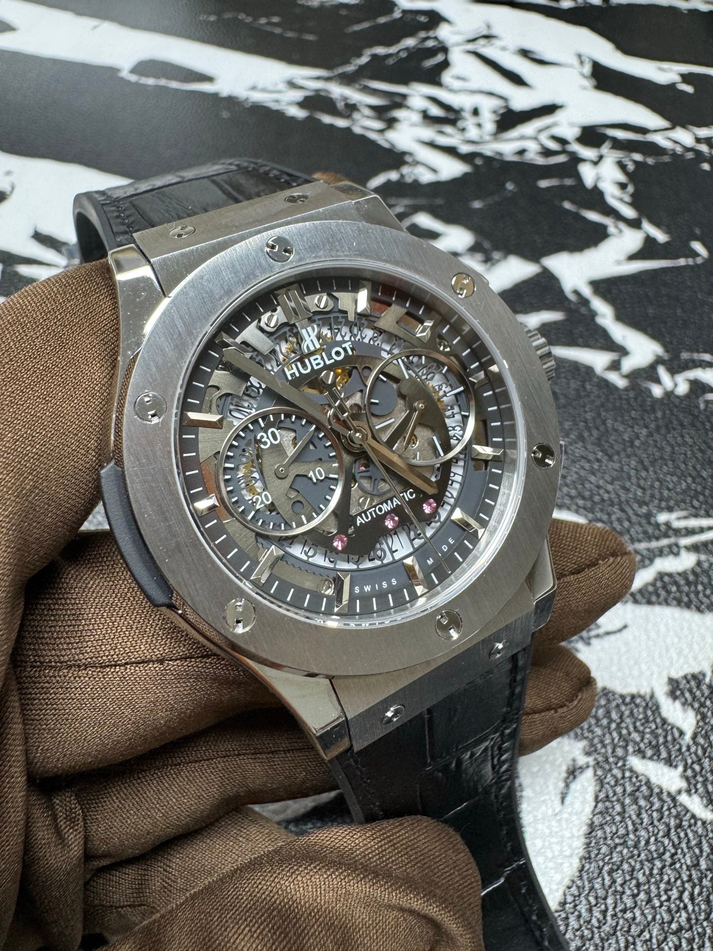 Hublot Classic Fusion Aerofusion 45mm Titanium Skeleton Watch Review & Features