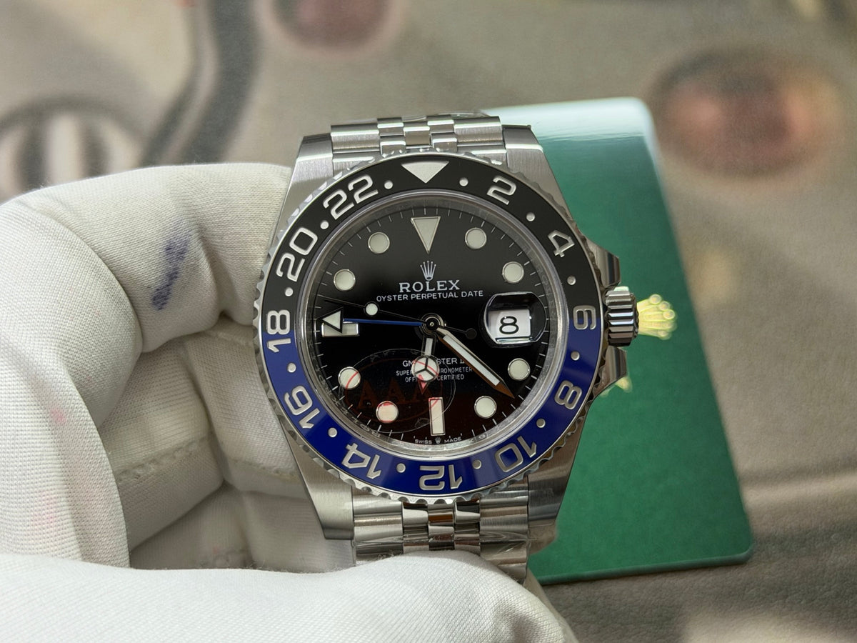 Rolex GMT-Master II “Batman” with Black & Blue Ceramic Bezel