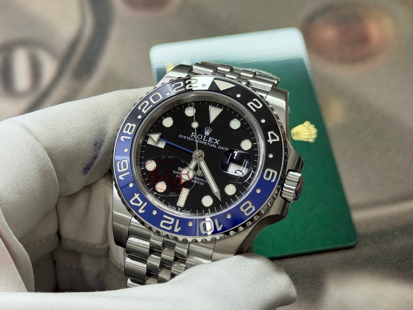 Rolex GMT-Master II “Batman” with Black & Blue Ceramic Bezel